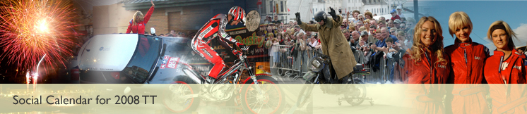 Social Calendar for 2008 TT