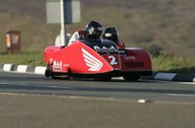 Thumbnail of Nick Crowe and Darren Hope Sidecar Race A
