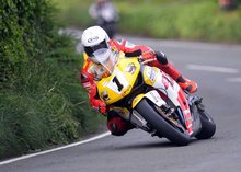 Thumbnail of Guy Martin during the second practice session of the 2008 TT