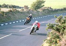 Thumbnail of 1984 TT Practice - Signpost Corner - chased by Rob Vine