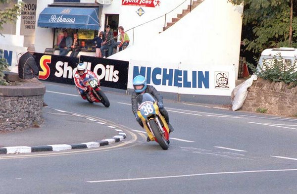 1983 MGP Practice - Quarterbridge - Larry Bernier leads the way