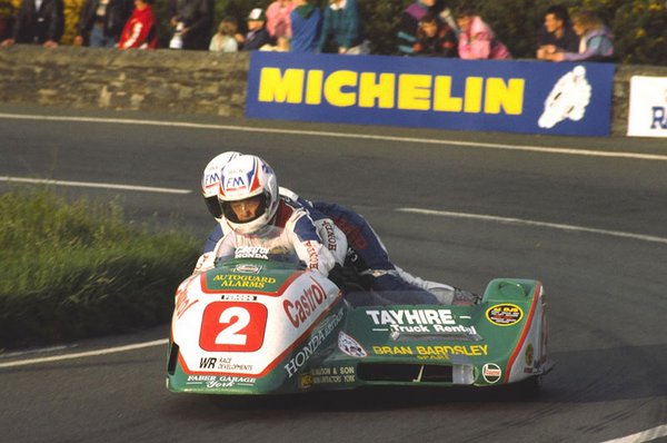 1992 TT Practice - Gooseneck with Dave Wells in the chair
