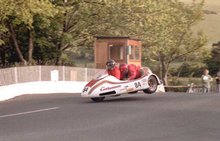 Thumbnail of 1984 TT Practice - Ballaugh - Katham Latham is the passenger