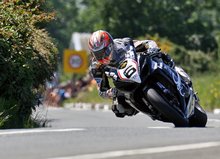 Thumbnail of Cameron Donald on his way to his first TT victory in 2008