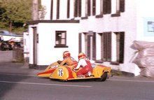 Thumbnail of 1984 TT Practice - Ballaugh - Dave Huntington is in the chair