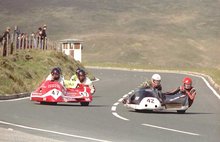 Thumbnail of 1984 Sidecar TT - Bungalow - Fred and Keith Cornbill chase Asger Nielsen and Ole Moller