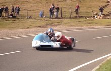 Thumbnail of 1984 Sidecar TT - Bungalow - Colin Bairnson is the passenger