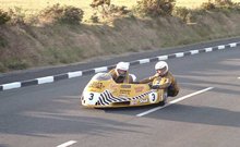 Thumbnail of 1984 TT Practice - Bedstead Corner - Stu Atkinson in the chair
