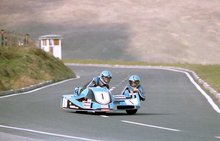 Thumbnail of 1984 Sidecar TT - Bungalow -Don Williams is the passenger