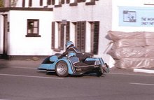 Thumbnail of 1984 TT Practice - Ballaugh - Don Williams is in the chair