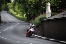 Thumbnail of Michael Dunlop during the final practice session of the 2008 TT