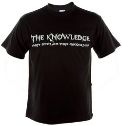The Knowledge Duke T Shirt Black - click to enlarge
