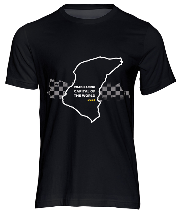 Road Race Capital 2024 T-Shirt, Black