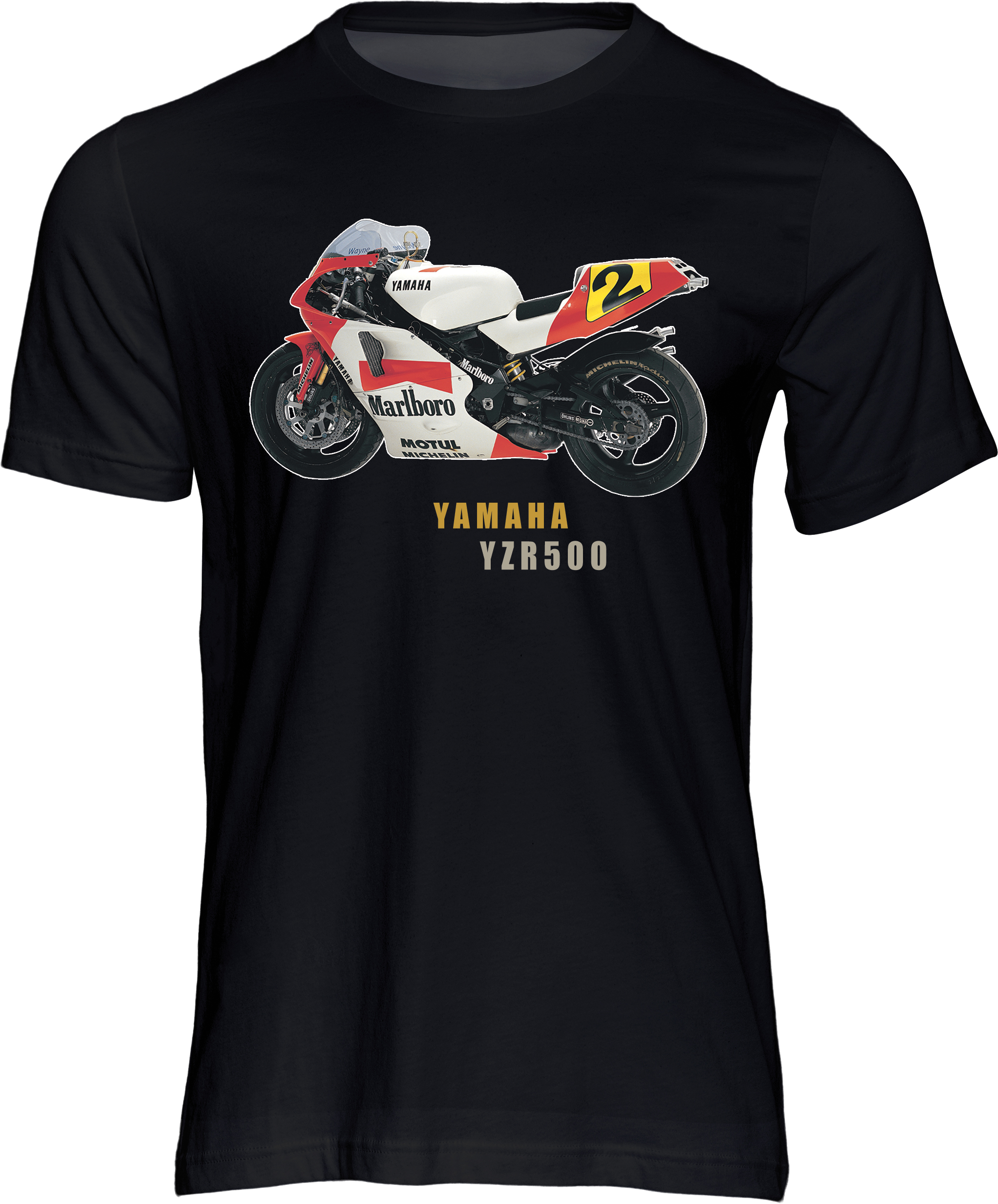 Yamaha YZR500 T-shirt Black