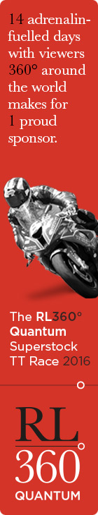 RL360 Quantum Superstock TT Race sponsor banner