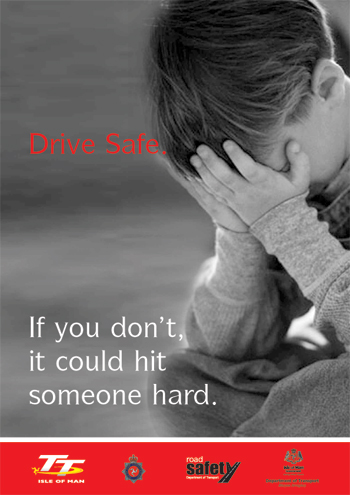 Another image from the 2008 TT Road Safety campaign