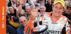 Part of the 2009 TT advertising campaign, featuring John McGuinness