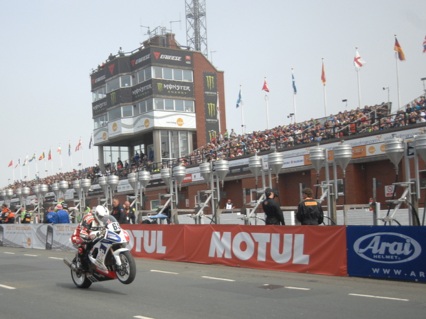 Tickets to watch raceday action at the 2013 Isle of Man TT from the main Grandstand have sold out