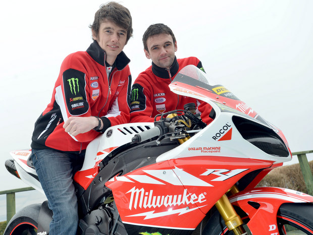 Conor Cummins and William Dunlop will race for Milwaukee Yamaha at the 2013 Isle of Man TT fuelled by Monster Energy