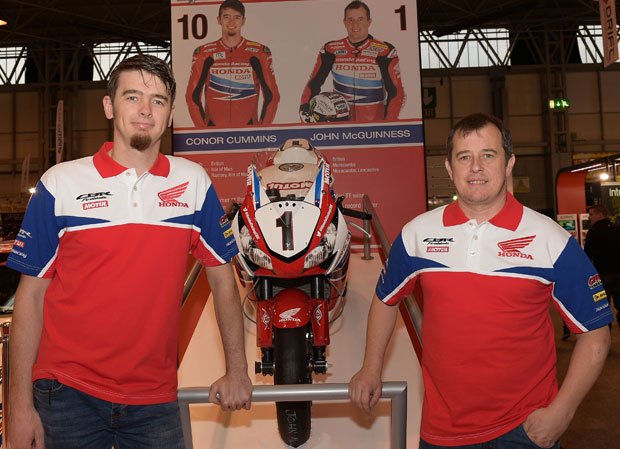 Cummins and McGuinness at Motorcycle Live