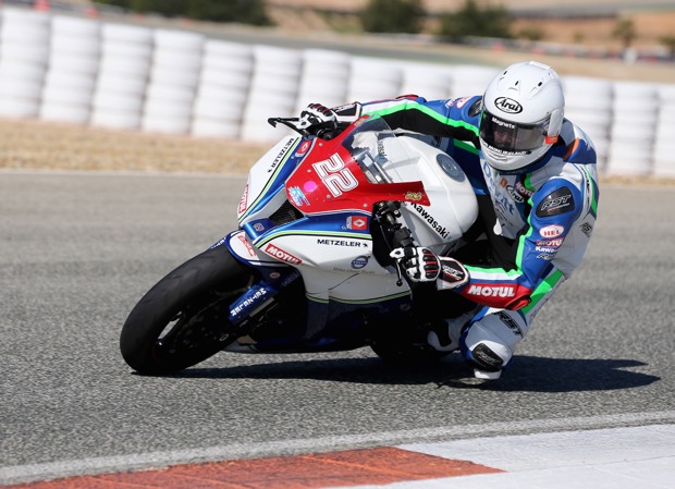 RC Express Racing complete an excellent test in Spain - Alan Bonner enjoyed getting to grips with his Kawasaki. Photograph by Stephen Davison