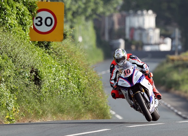 Peter Hickman at Rhencullen. Photo by Dave Kneen 