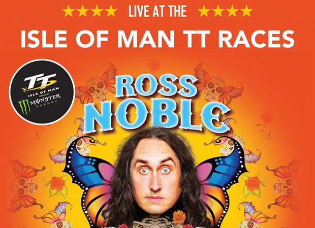 Ross Noble - el Hablador - at the Isle of Man TT Races