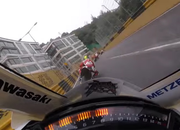 On board with Horst Saiger at Macau Grand Prix