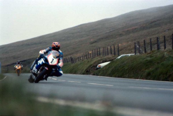 David Jefferies at 32nd Milestone - TT Practice 2003
