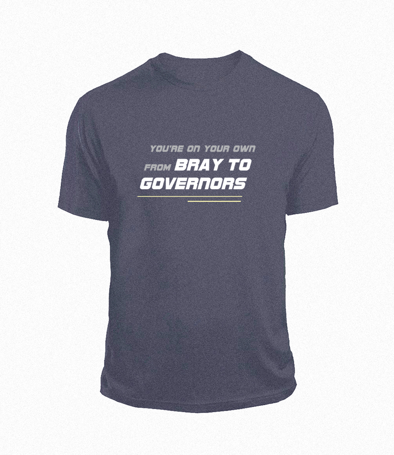 Bray to Governors T-Shirt Dark Heather