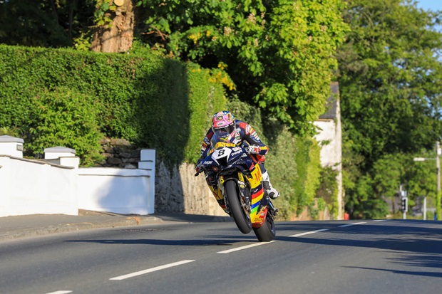 Davey Todd at Ballagarey during TT 2023