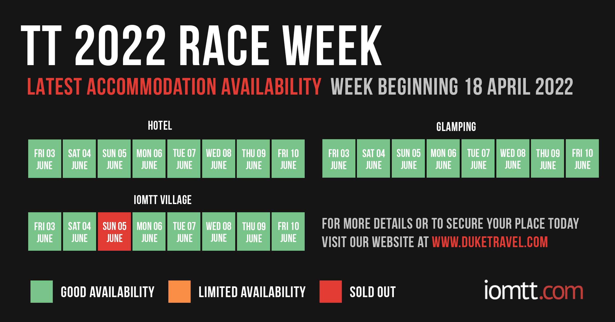 TT 2022 Race Week Accommodation