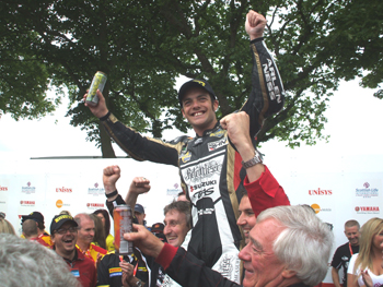 A delighted Cameron Donald