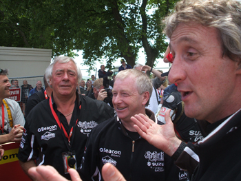Philip Neill (right) says the TAS team is holding its hands up