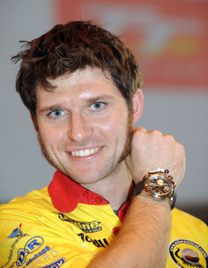 Guy Martin tries out a watch from Graham Chronographs (Stephen Davison)