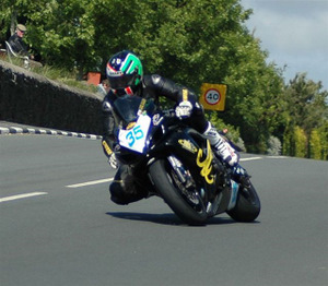James Hillier, whose accout of his TT debut features in the Summer 2009 edition of the TTSC magazine (Equipe Ajax)