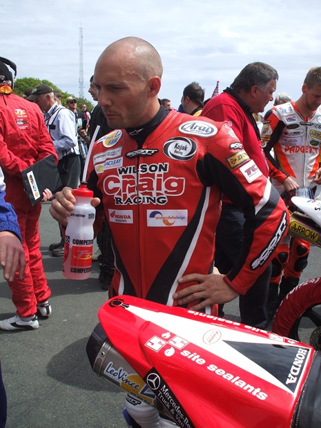 Keith Amor ahead of the second Relentless Supersport race