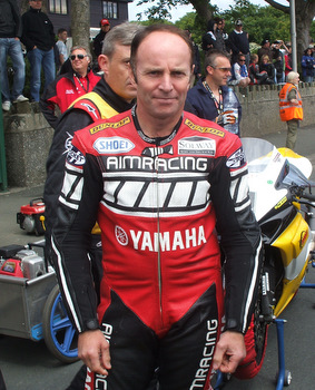 Ian Lougher during the 2009 Isle of Man TT