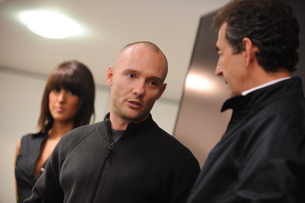 Keith Amor reveals his plans to Steve Parrish at the Silverstone launch of the 2010 TT
