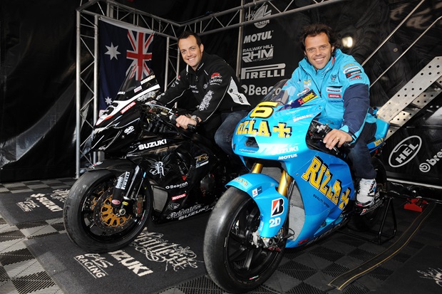 Cameron Donald and Loris Capirossi