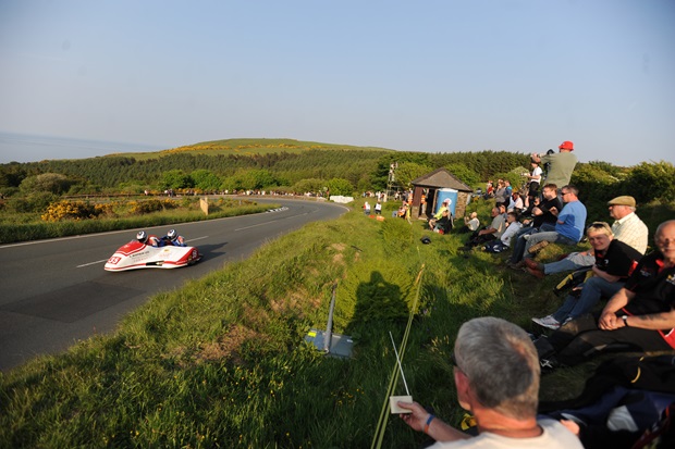 Fans get close to the action at the 2010 TT