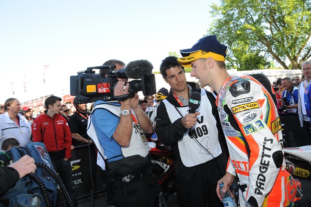 North One Television's cameras catch up with the star of the 2010 Isle of Man TT Ian Hutchinson