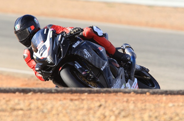 Guy Martin during testing