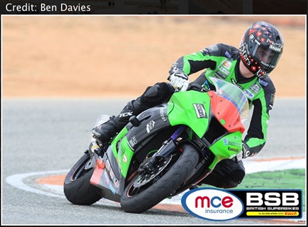 Conor Cummins testing in Spain (Ben Davies)