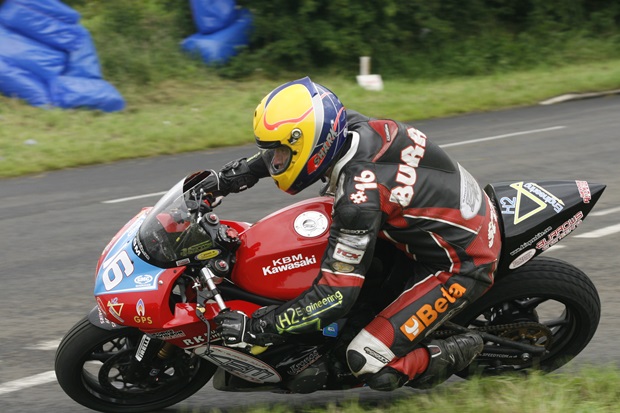 John Burrows in race action