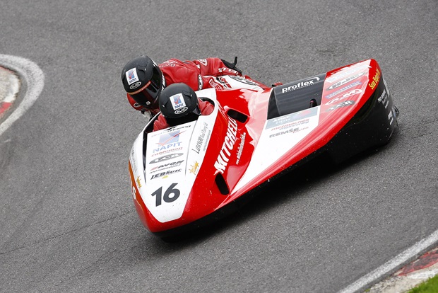 Ben and Tom Birchall in action at Cadwell Park (Mark Walters)