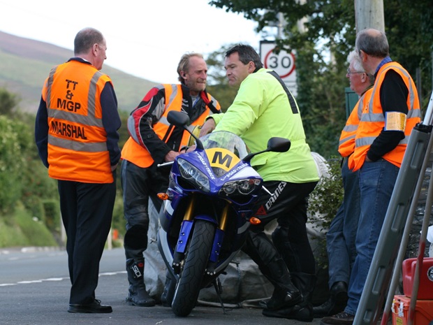 Marshals at the Isle of Man TT