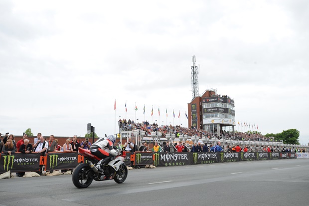 The iconic Isle of Man TT Grandstand