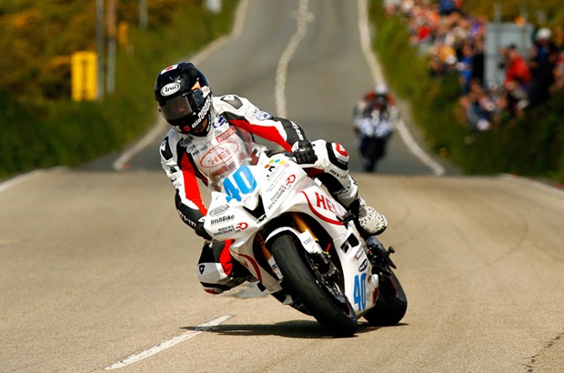 Brandon Cretu in action at the Isle of Man TT (Rodney Neill)