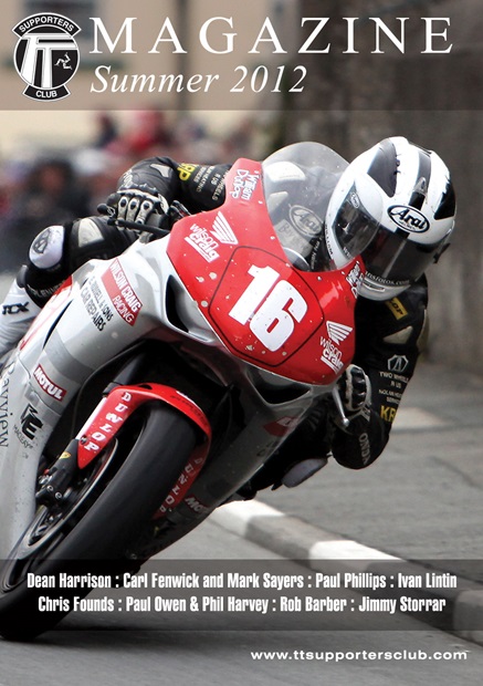 The cover of the latest TT Supporters Club magazine